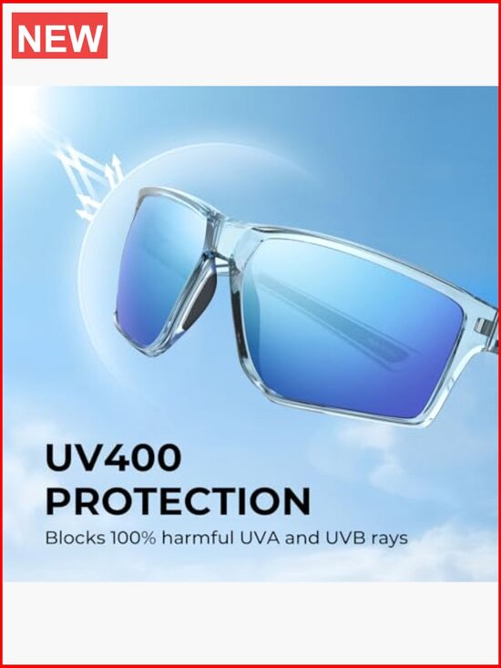 Polarized Sport Sunglasses for Men Women UV Protection Driving Fishing Running main image 5